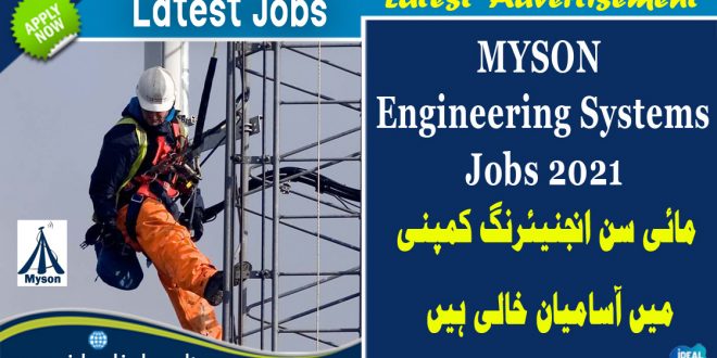 MYSON Engineering Systems Jobs 2021 Ideal Jobs